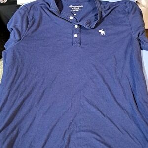 Ambercombie And Fitch lg blue shirt